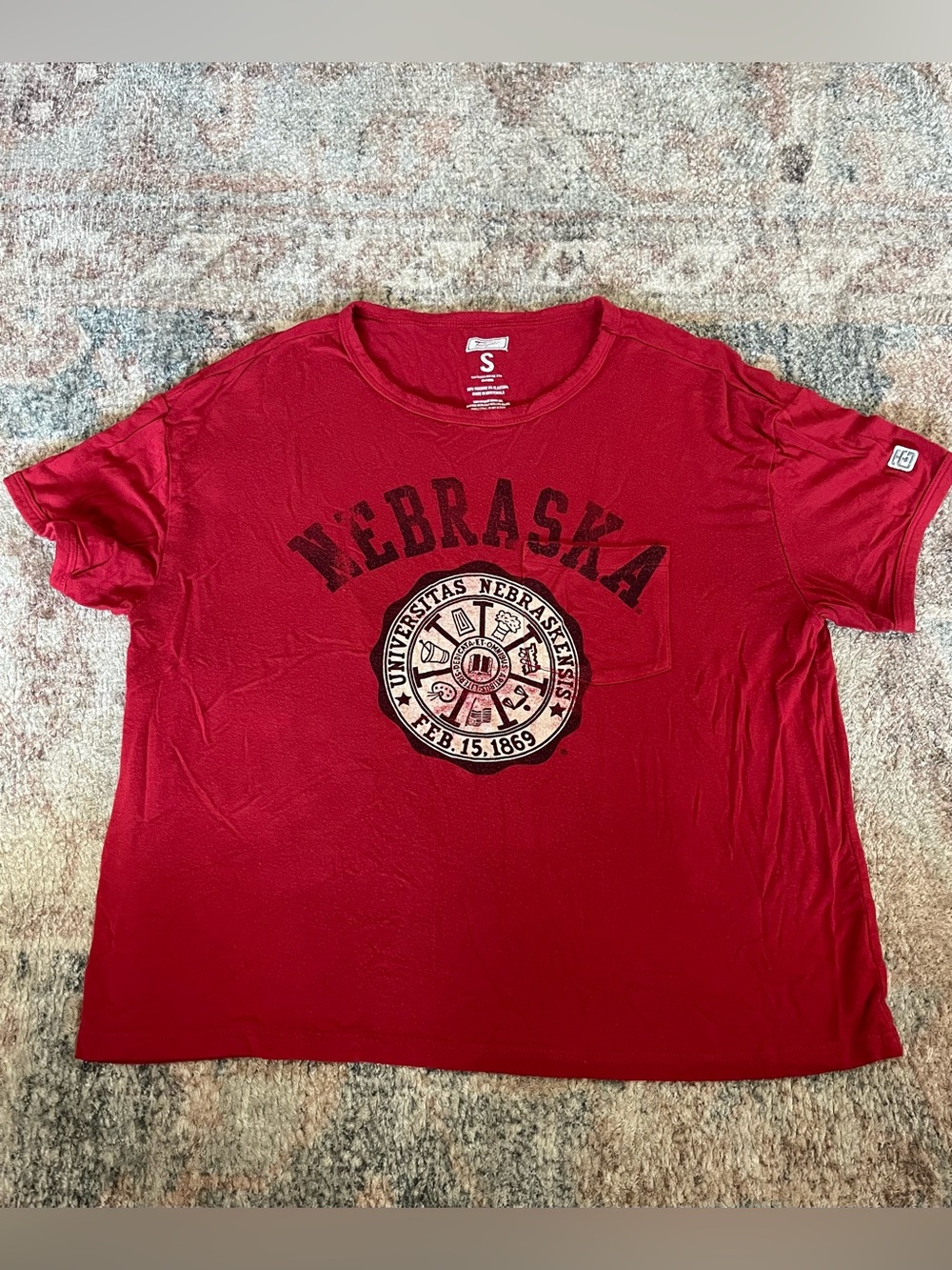 Nebraska Graphic Tee tailgate brand size small